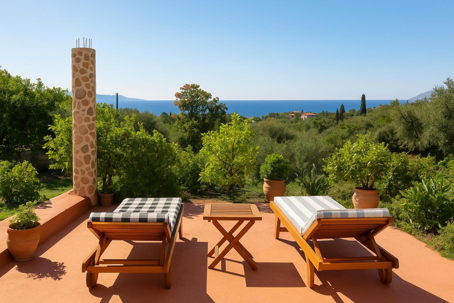 Sofiana'S Garden Retreat With Private Pool Daire Dhrapaniás Dış mekan fotoğraf